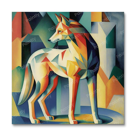 Abstract Wolf (Diamond Painting) Diamond Painting kit