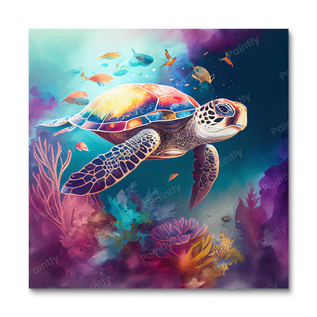 Sea Turtle Stroll I (Diamond Painting) Diamond Painting kit