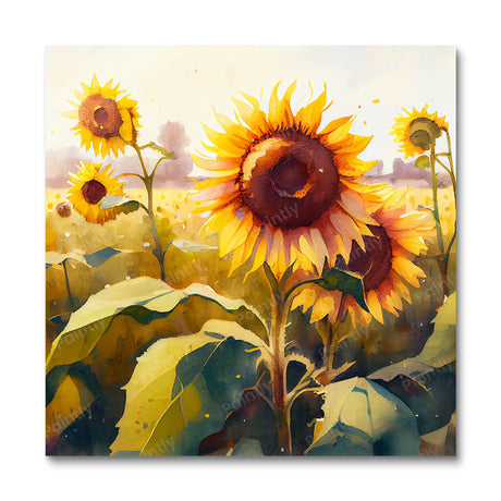 Sunflower Field II (Diamond Painting) Diamond Painting kit
