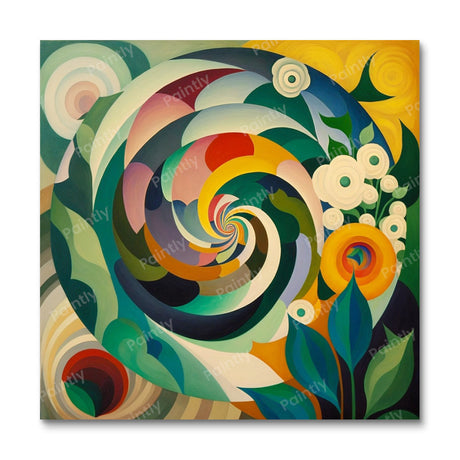 (B25) Abstract Nature II People Paint by Numbers kit