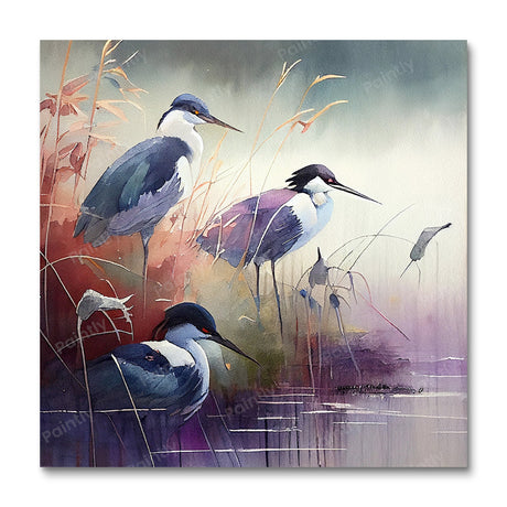Birds by the River III (Diamond Painting) Diamond Painting kit
