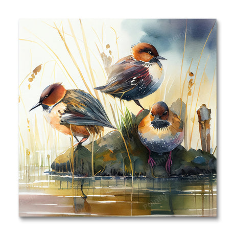 Birds by the River II (Diamond Painting) Diamond Painting kit