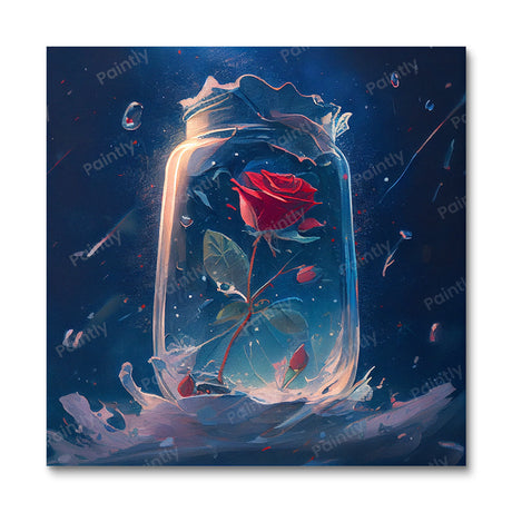 Isolated Rose VIII (Diamond Painting) Diamond Painting kit