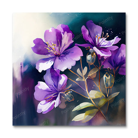 Purple Flowers (Diamond Painting) Diamond Painting kit