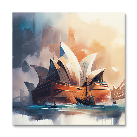 Opera House V (Diamond Painting) Diamond Painting kit