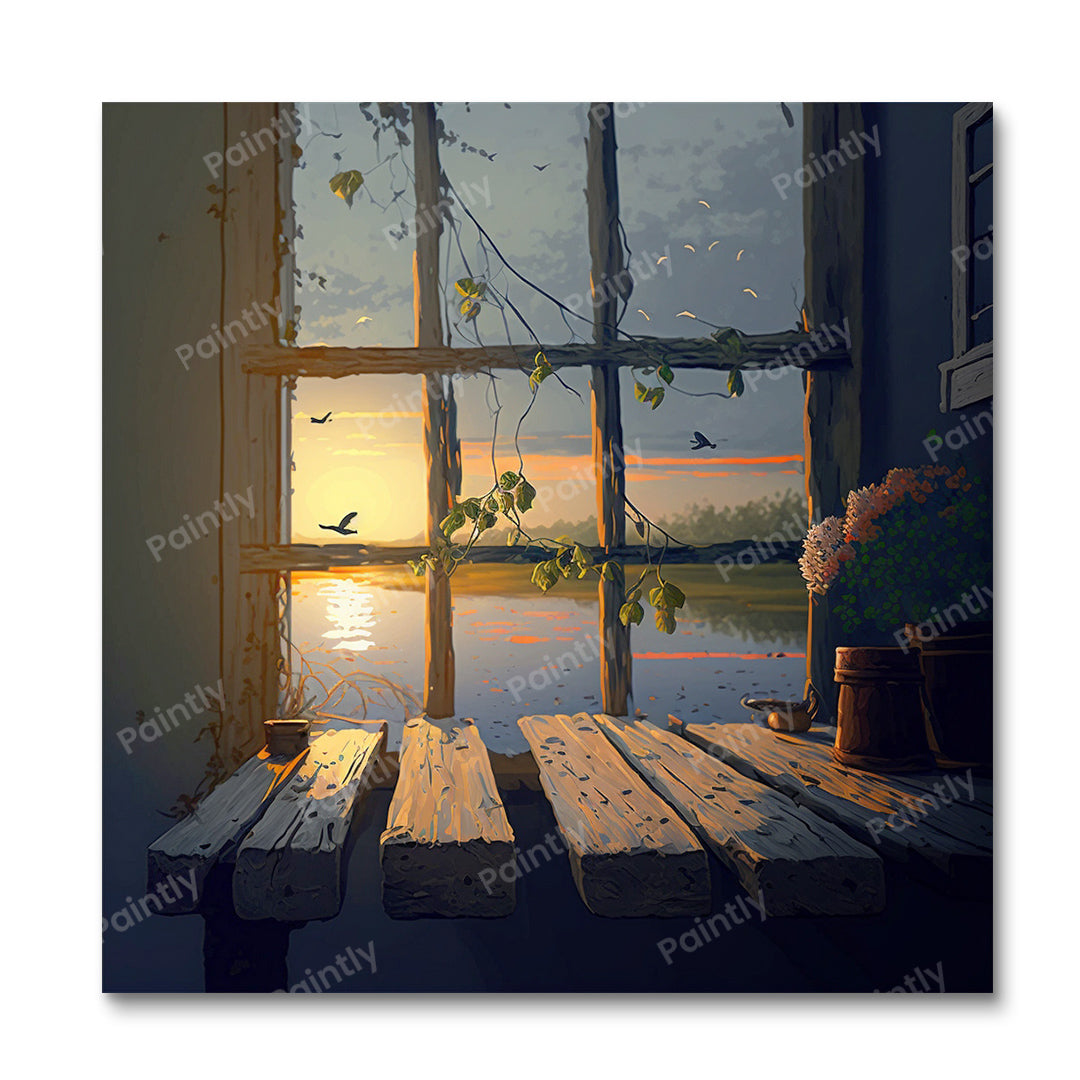 Godrays Light III (Diamond Painting)