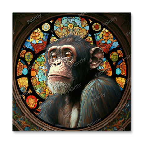 Holy Chimp (Diamond Painting) Diamond Painting kit