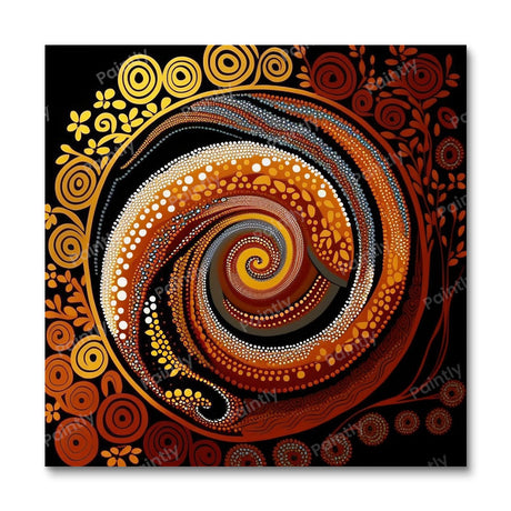 Aboriginal Design IX (Diamond Painting) Diamond Painting kit