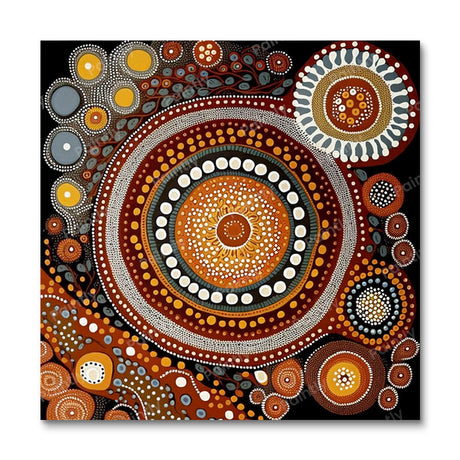 Aboriginal Design XI (Diamond Painting) Diamond Painting kit