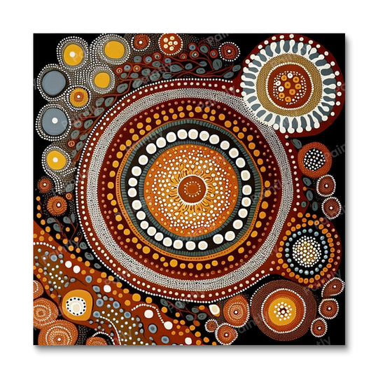 Aboriginal Design XI (Diamond Painting) Diamond Painting kit