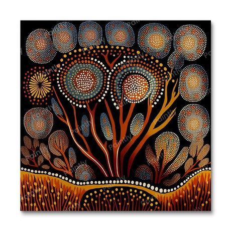 Aboriginal Design XII (Diamond Painting) Diamond Painting kit