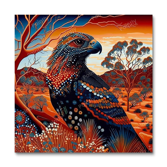 Aboriginal Eagle (Diamond Painting)