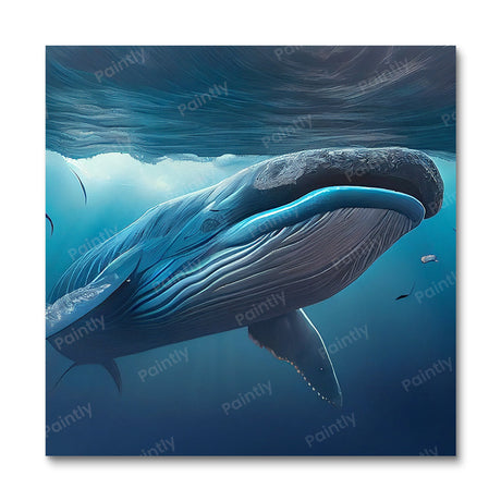 Majestic Blue Whale II (Diamond Painting) Diamond Painting kit