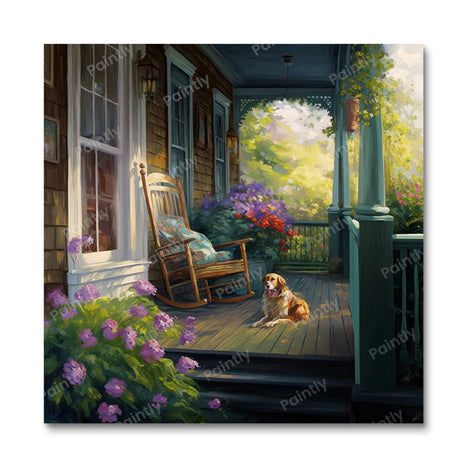 Porch Series IX (Diamond Painting) Diamond Painting kit