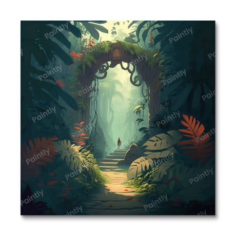 Scenic Jungle (Diamond Painting) Diamond Painting kit