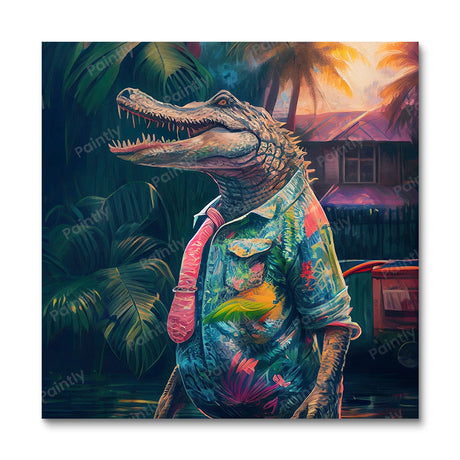Lonely Party Croc V by Varys Inc (Diamond Painting) Diamond Painting kit