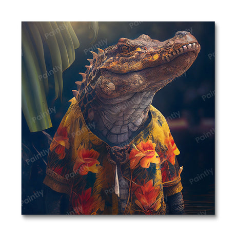 Lonely Party Croc II by Varys Inc (Diamond Painting) Diamond Painting kit