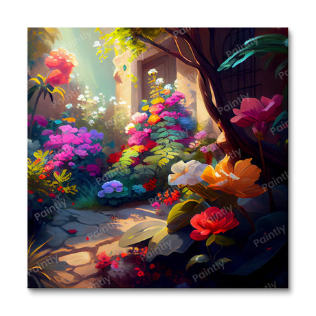 Garden Views XI (Diamond Painting) Diamond Painting kit