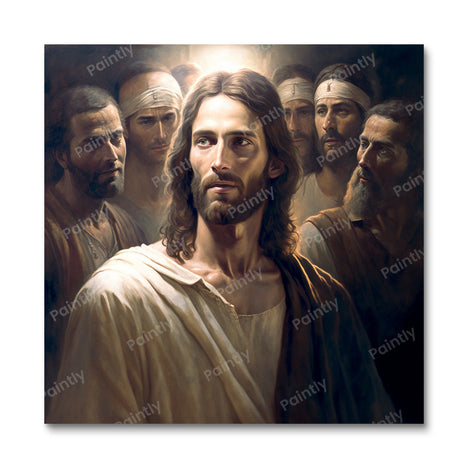 Jesus with Disciples I (Diamond Painting) Diamond Painting kit