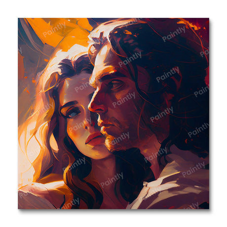 When in Love IV (Board Canvas) People Paint by Numbers kit