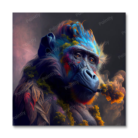 Dope Baboon III by Varys Inc (Diamond Painting) Diamond Painting kit