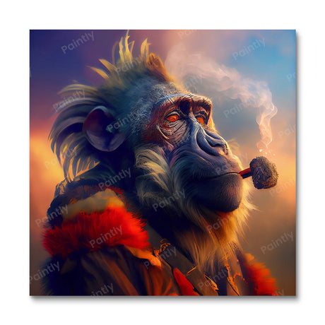 Dope Baboon II by Varys Inc (Diamond Painting) Diamond Painting kit