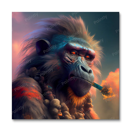 Dope Baboon I by Varys Inc (Diamond Painting) Diamond Painting kit