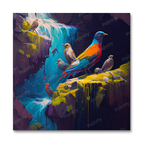 Birds by the Fall I (Diamond Painting) Diamond Painting kit