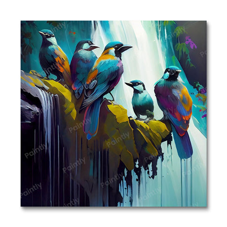 Birds by the Fall II (Diamond Painting) Diamond Painting kit