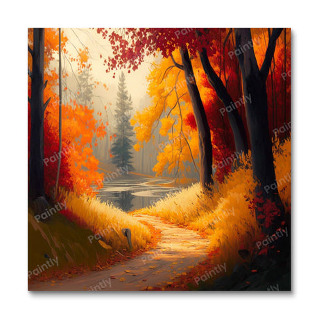 Stunning Fall (Diamond Painting) Diamond Painting kit