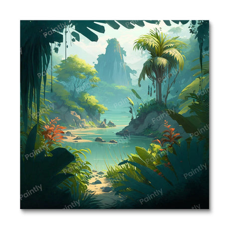 Expansive Jungle II (Diamond Painting) Diamond Painting kit