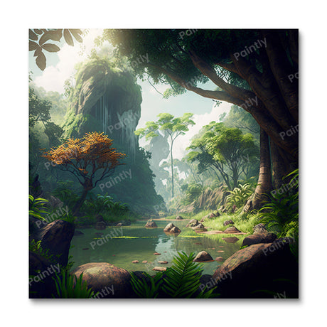 Expansive Jungle I (Diamond Painting) Diamond Painting kit