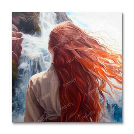 By the Waterfall (Diamond Painting) Diamond Painting kit