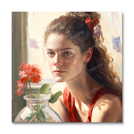 Contemplative Gaze (Diamond Painting) Diamond Painting kit