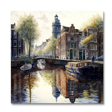 Amsterdam Canal I (Diamond Painting) Diamond Painting kit