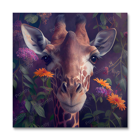 Floral Giraffe I by Kian (Diamond Painting) Diamond Painting kit