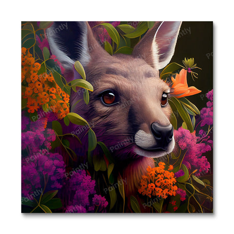 Floral Kangaroo II by Kian (Diamond Painting) Diamond Painting kit