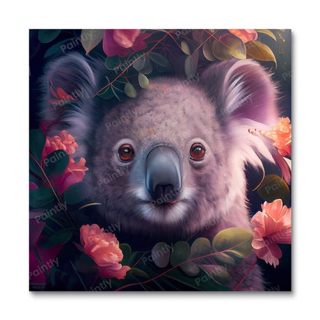 Floral Koala II by Kian (Diamond Painting) Diamond Painting kit