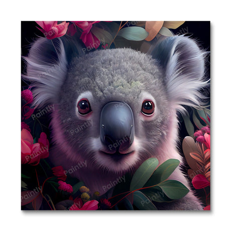 Floral Koala I by Kian (Diamond Painting) Diamond Painting kit