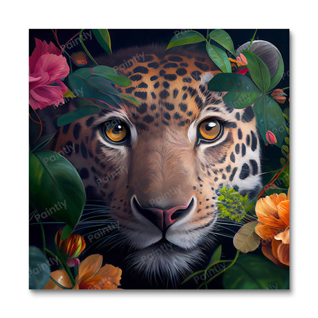 Floral Leopard I by Kian (Diamond Painting) Diamond Painting kit