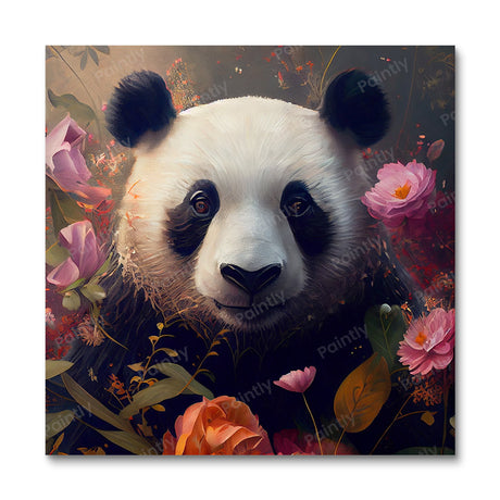 Floral Panda I by Kian (Diamond Painting) Diamond Painting kit