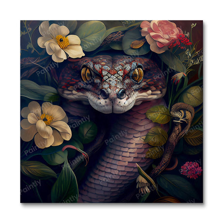 Floral Snake III by Kian (Diamond Painting) Diamond Painting kit