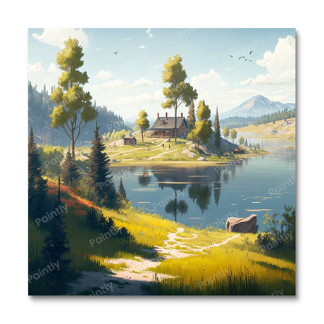 The Regal View (Diamond Painting) Diamond Painting kit