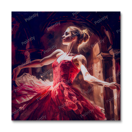 Red Ballerina (Diamond Painting) Diamond Painting kit