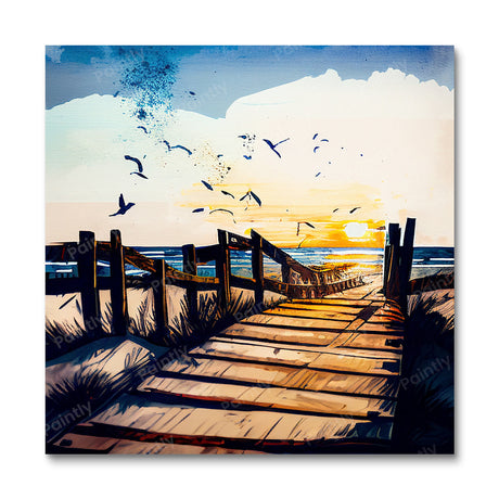 Euphoria Boardwalk I (Diamond Painting) Diamond Painting kit