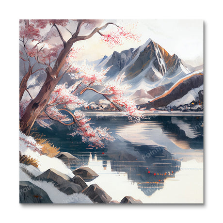 Blossom by the Lake IV (Diamond Painting) Diamond Painting kit