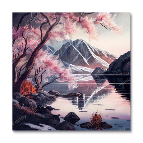 Blossom by the Lake III (Diamond Painting) Diamond Painting kit