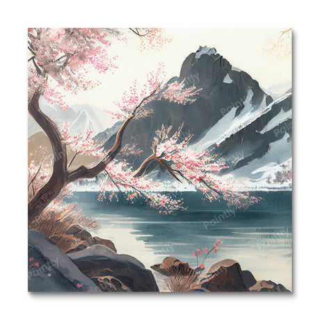 Blossom by the Lake II (Diamond Painting) Diamond Painting kit