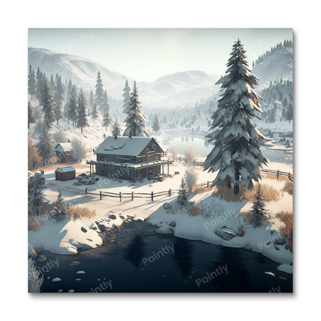 The Frosted Wonderland II (Diamond Painting) Diamond Painting kit