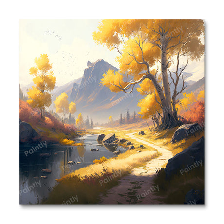 The Fall Foliage (Diamond Painting) Diamond Painting kit